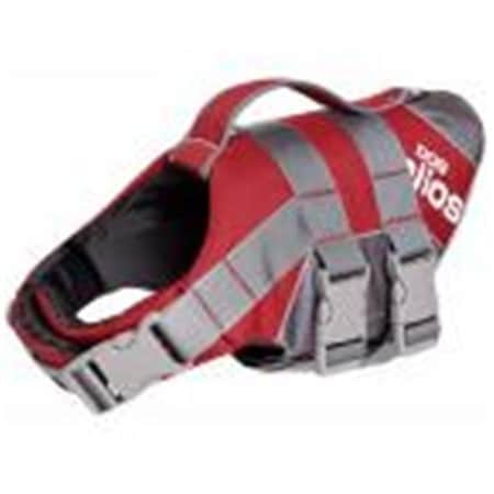 Pet Life HA3RDSM Helios Splash-Explore Outer Performance 3M Reflective And Adjustable Buoyant Dog Harness; Red - Small